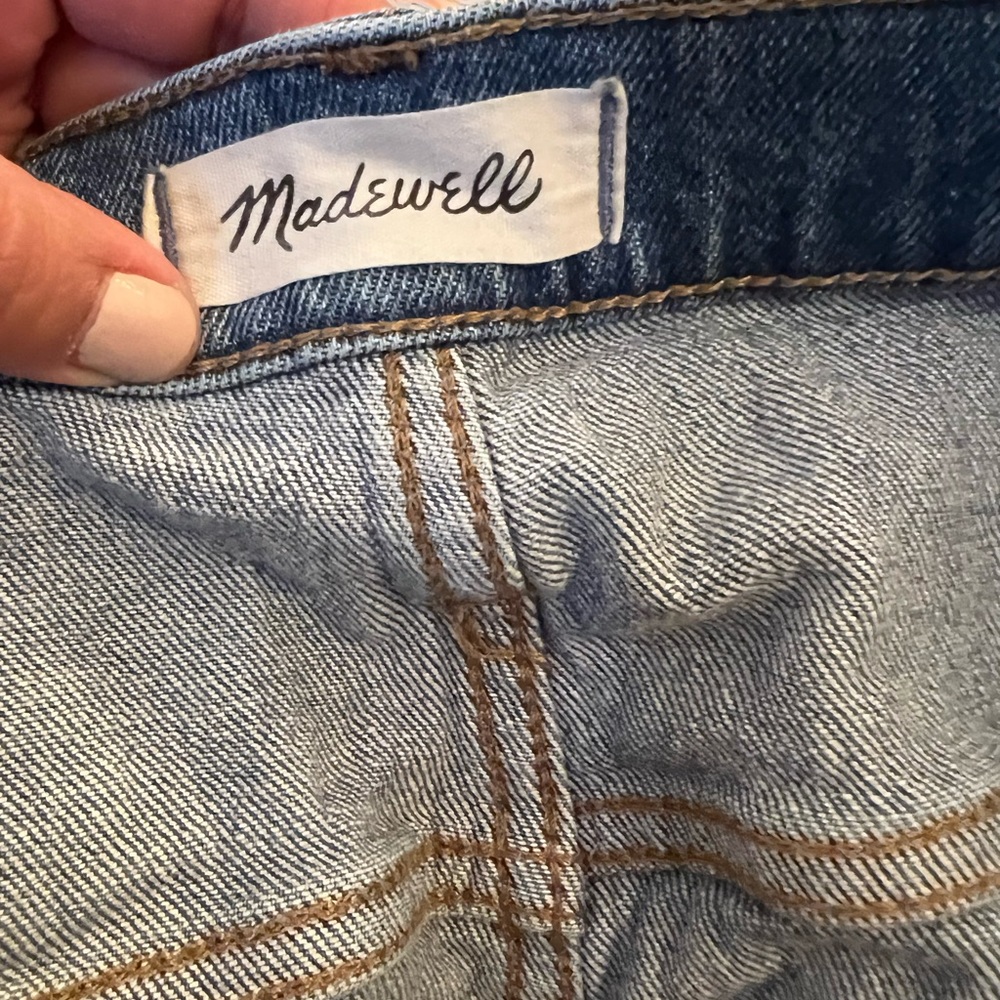 MADEWELL The High-Rise Slim Boyjean Size 33P EUC - Picture 9 of 11
